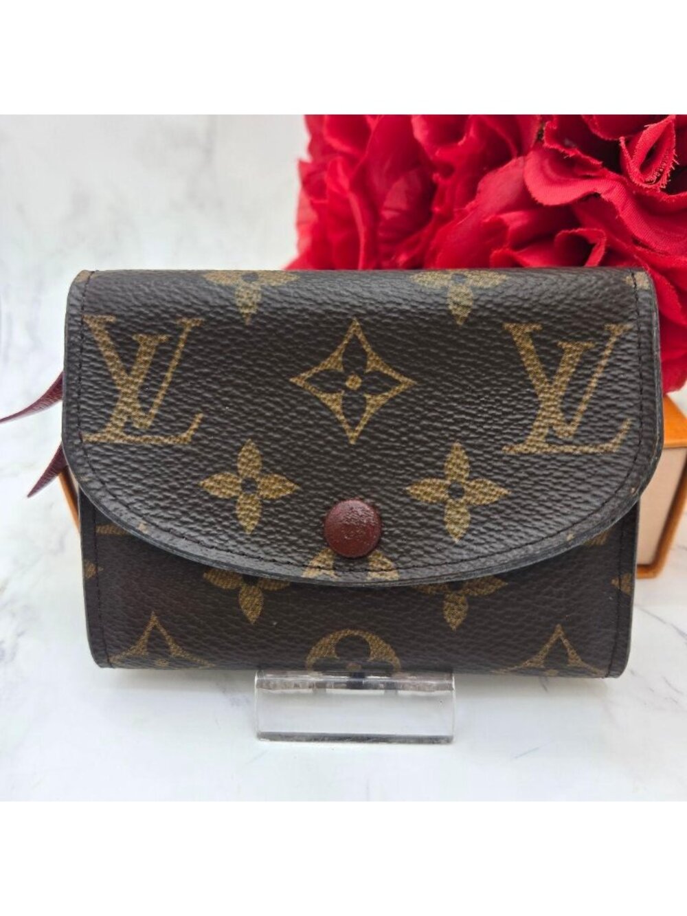 Louis Vuitton Porte Monnaie Rosalie Fuchsia Fold